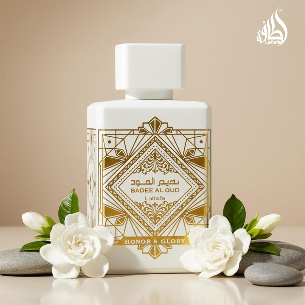 Buy now Lattafa Bade'e Al Oud Honor & Glory - Fruity, Vanilla, Warm Spicy, Woody - Eau de Parfum Long-Lasting Fragrance for Unisex, 3.40 Ounce / 100 ml | Unisex at indiglob india