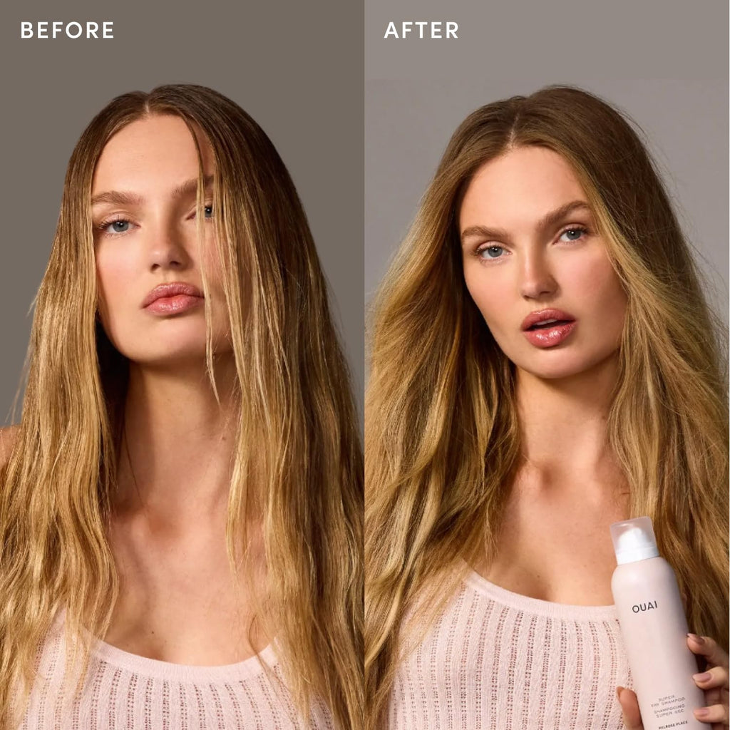 OUAI Super Dry Shampoo - Travel Size - Melrose Place (2 Oz) | Volumizing Dry Shampoo, Absorbs Oil, Dirt & Sweat, Blends Seamlessly with Zero Residue, Long-Lasting Scent