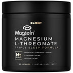 Triple Sleep Magnesium L-Threonate w. Apigenin, Theanine & Magtein Magnesium L Threonate - High Absorption Magnesium Supplement Capsules for Men and Women Magnesium Powder Pills