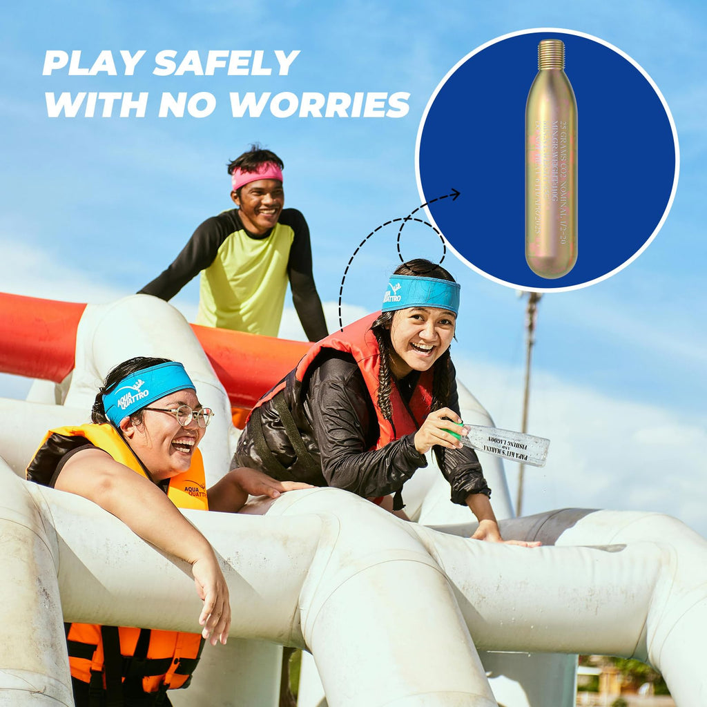 24G Co2 Cartridge Cylinder for Life Vest, Accessory for C02 PFD Rearming Kit, for Auto/Manual Inflating Life Jacket, for Adult, Used for Fishing, Surfing, Sea/Ocean Activities 2Pack