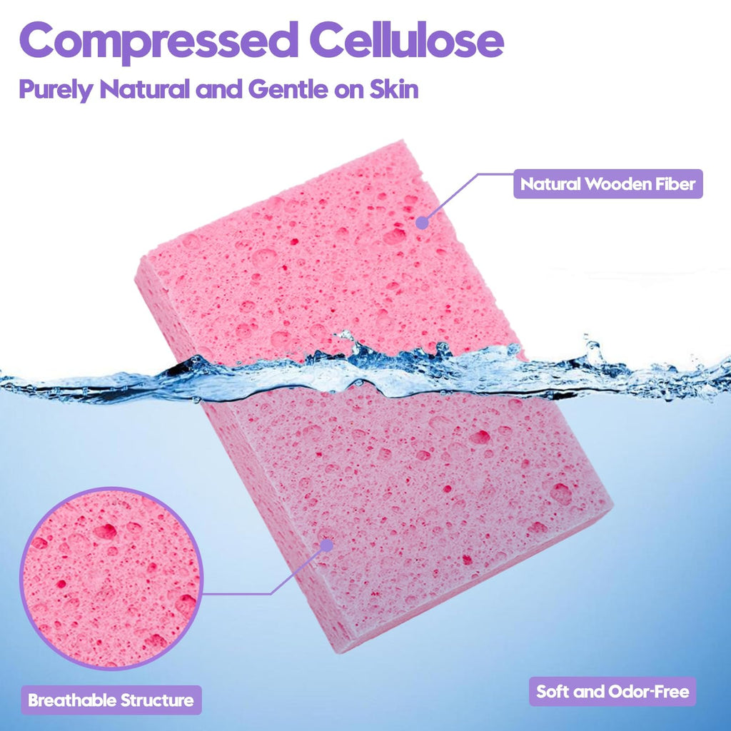 Compressed Cellulose Sponges, 18 Pack Kitchen Sponges