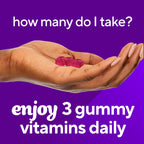 Vitafusion Hair Skin and Nails Vitamins | Biotin 5000mcg | 135 Gummies | for Women and Men | Berry Flavor | Gluten-Free Adult Gummy Multivitamin Supplement