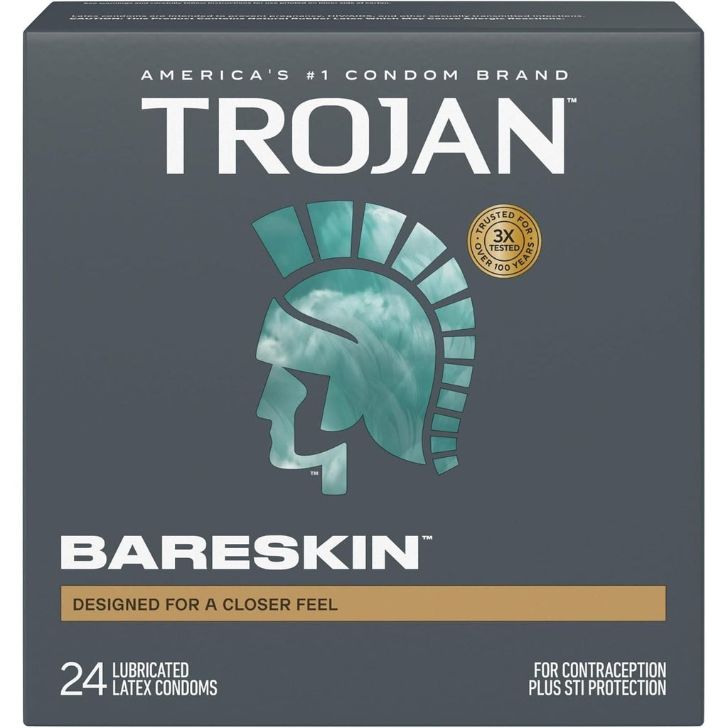 Buy now Trojan Bareskin Thin Premium Lubricated Condoms - 24 Count 24 Count (Pack of 1) Bareskin Thin Premium Lubricated Condoms at indiglob india