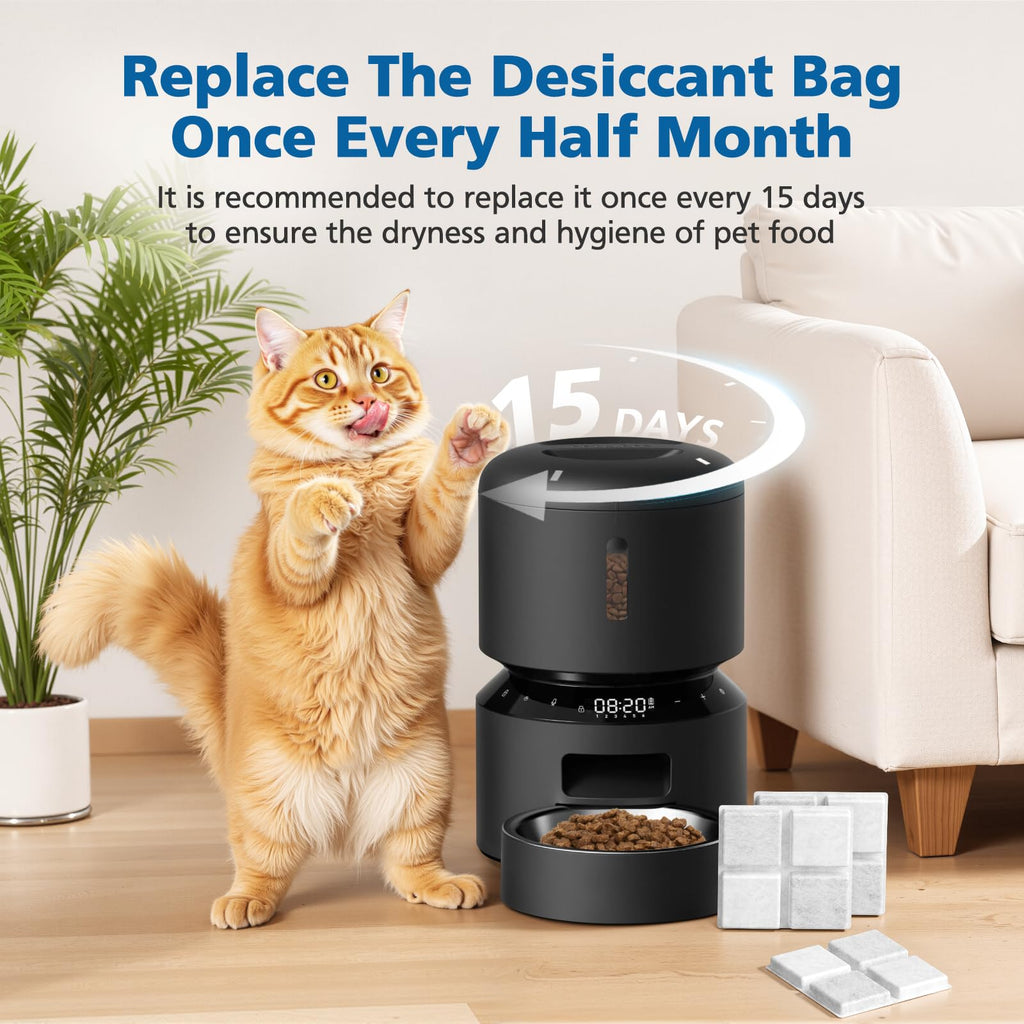 15 Pack Pet Food Desiccant Bags for Petlibro Automatic Cat dog Feeders