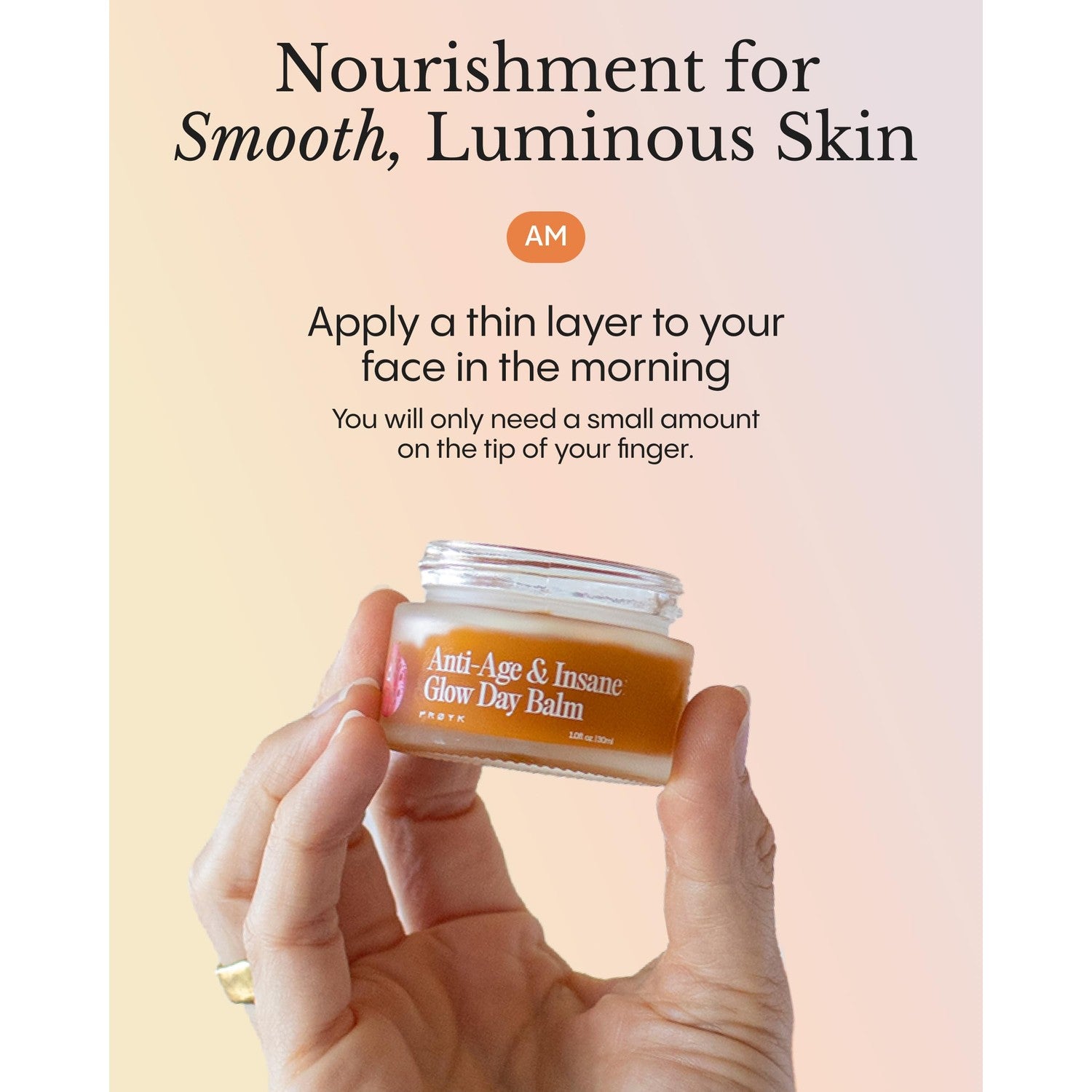 FRØYA Organics Anti-Age & Insane Glow Day Balm for Face (1.0 fl oz) | Moisturizing Beeswax Balm to Visibly Reduce Wrinkles, Even Skin Tone, and Boost Collagen, With Rosehip & Sea Buckthorn