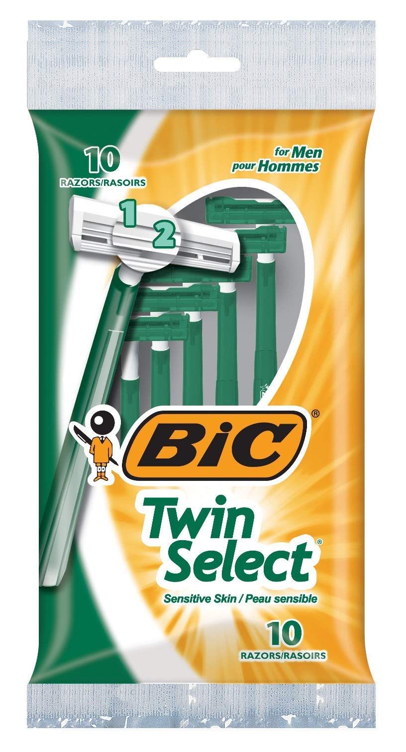 Buy now Bic Shaver Mens Twin Select Sensitive 10 Count (Pack of 2) at indiglob india