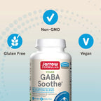 Buy now Jarrow Formulas GABA Soothe - 30 Veggie Caps - Supports Focus, Relaxation & Resistance to Stress - with Theanine & Ashwagandha Extract - 30 Servings at indiglob india
