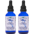 Eidon Ionic Minerals - Liquid Silica Mineral Concentrate - 18 oz | Silica Supplement for Hair, Skin & Nails, Drops to Support Collagen Production & Hair Loss for Women & Men, Manage Calcium