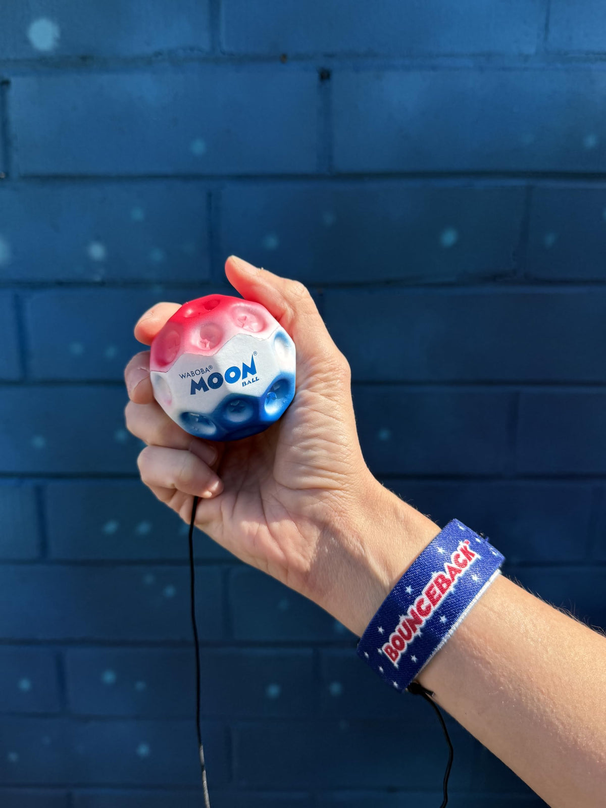 Waboba Bounceback Returning Stars and Stripes Moon Ball