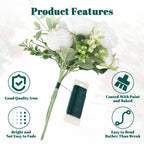 AISOSO 4 Pack Floral Wire, 131 Yards Paddle 22 Gauge Florist, Green