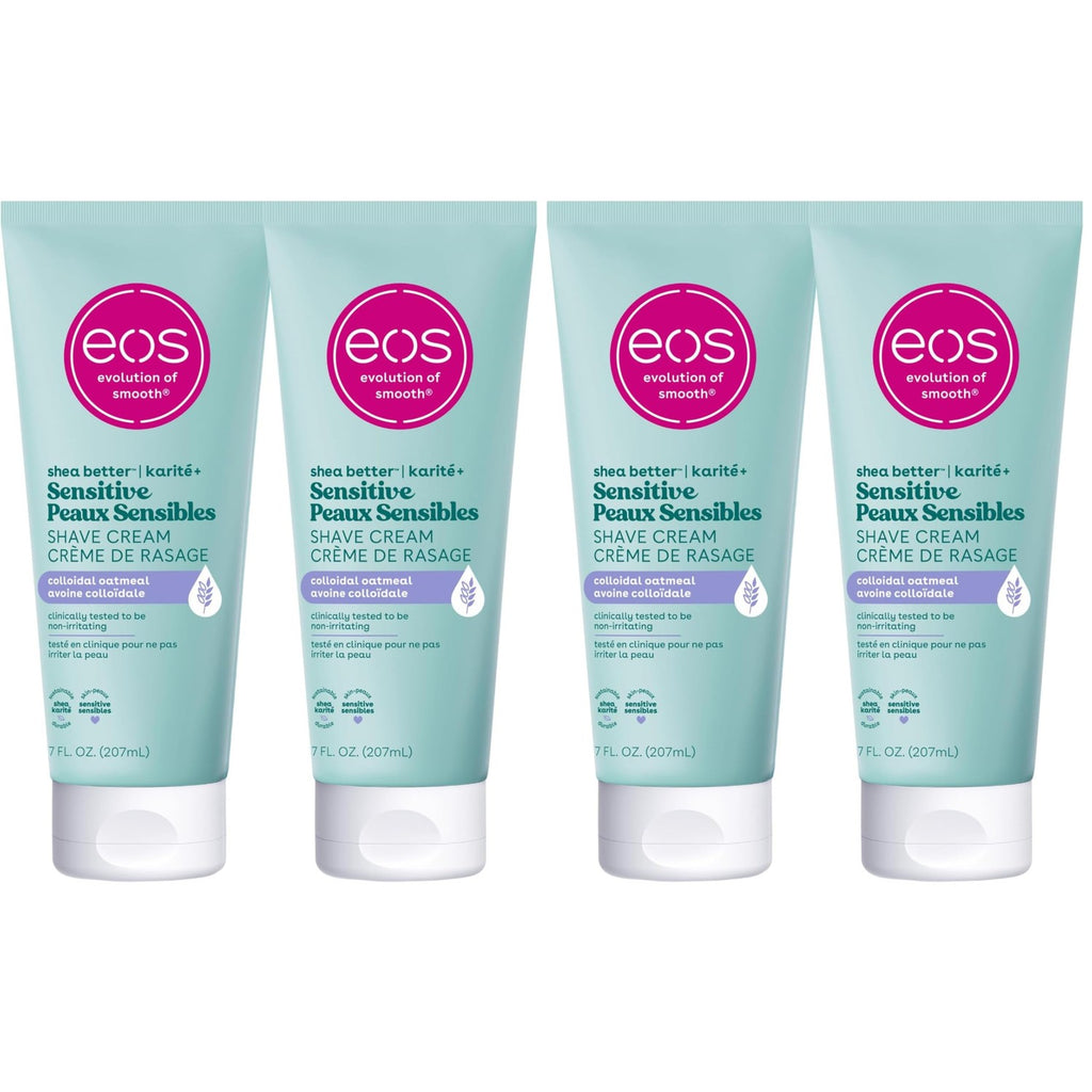 eos Shea Better Sensitive Skin Women's Shave Cream- Fragrance-Free, 2-pack of 7 oz containers