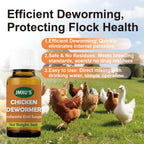 Chicken Dewormer Fenbendazole Oral Suspension, Chicken Antiparasitic, 5 ml