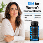 Effective Nutra DIM Supplement 300 mg with BioPerine, 60 Count | Estrogen blocker for men and estrogen balance for women, extra-strength DIM, one capsule daily, 2-month supply