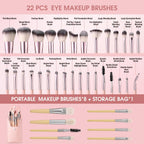 112Pcs Pink Makeup Brushes Set Professional Makeup Brushes & Tools Kit