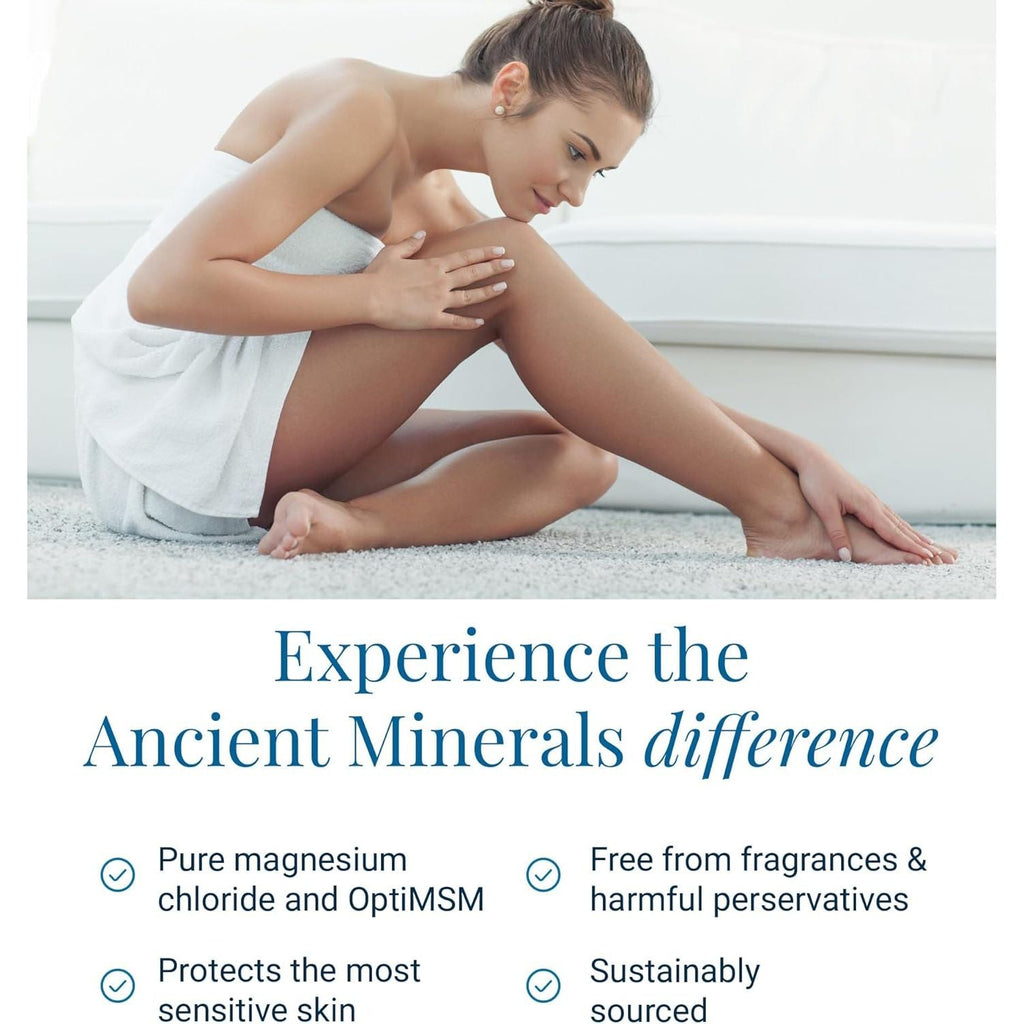 Buy now Ancient Minerals Magnesium Lotion Ultra with MSM Pure Genuine Zechstein Magnesium Lotion for Topical Application (5oz) at indiglob india