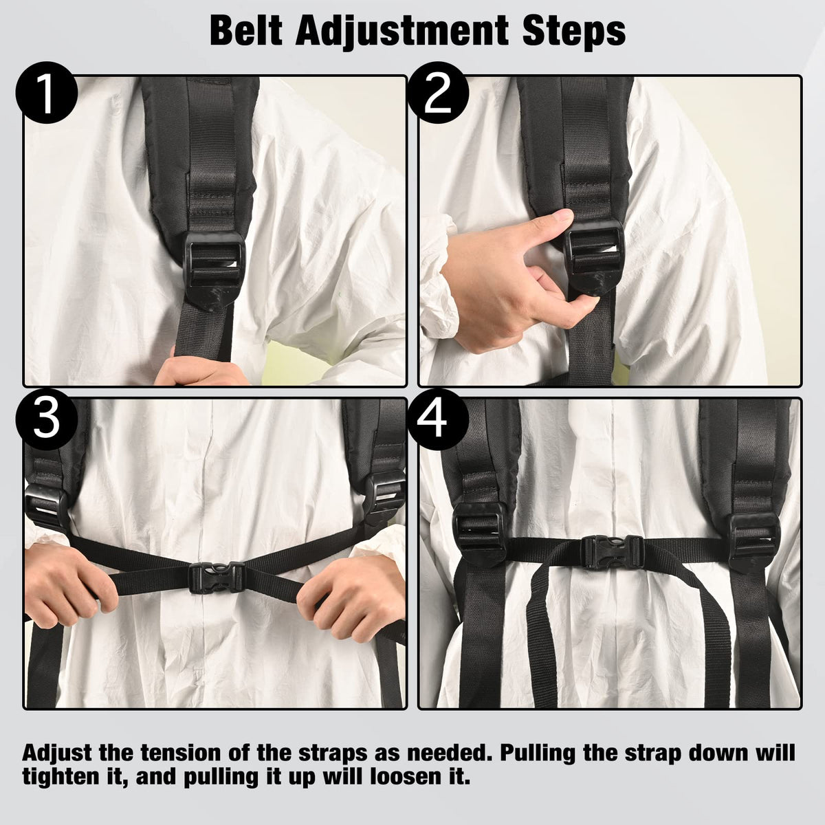 Backpack Sprayer Replacement Straps with Spare Hooks and Accessories, Compatible with Most Backpack Sprayers, Including Chapin 60114, 61800, 63924, 60124 Series and Other Brands