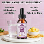 NAC Supplement N-Acetyl Cysteine 1000mg, Fast Absorb Liposomal Nac Drops
