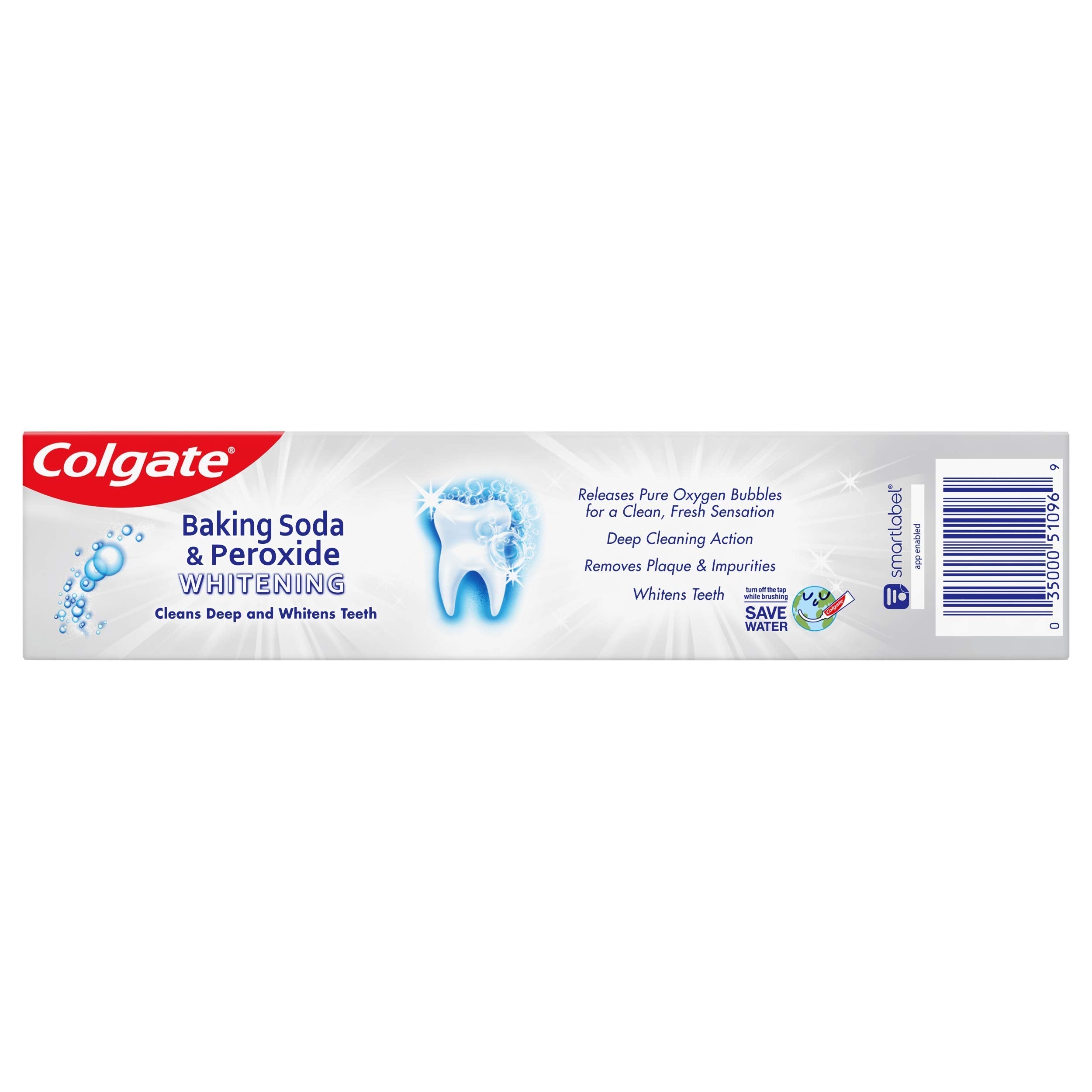 Buy now Colgate Baking Soda and Peroxide Whitening Bubbles Toothpaste, Brisk Mint, 8 Ounce at indiglob india