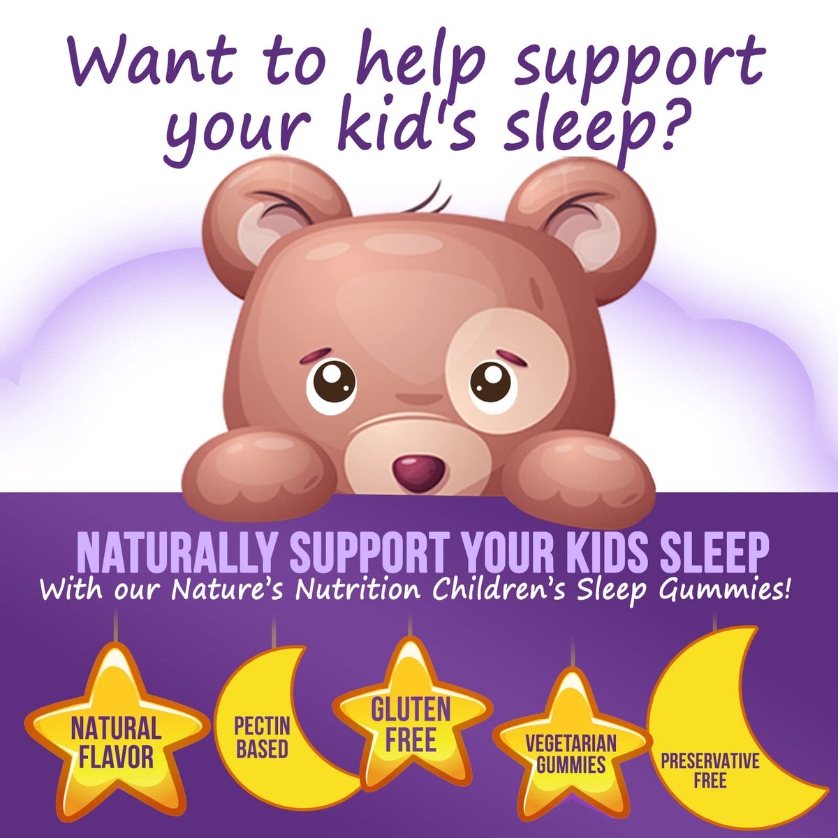 Kids Melatonin Gummies - 2mg Melatonin Per Serving - Children's Melatonin Gummy for Restful Sleep - Children's Chewable Sleep Supplement, Non-Habit Forming - Vegan, Natural Berry Flavor - 60 Gummies