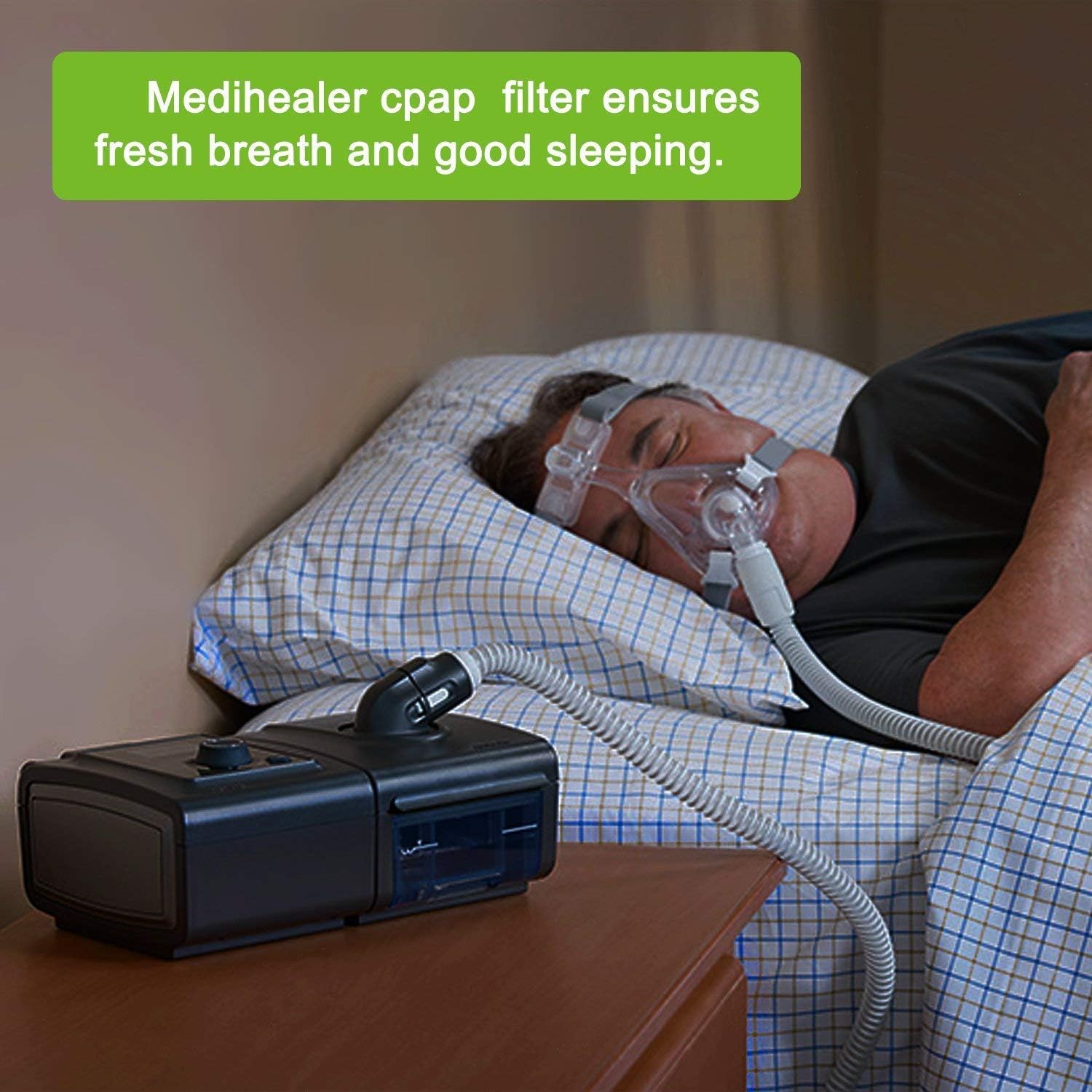 Buy now 40 Packs CPAP Filters - Foam Filter and Ultra Fine Filters Supplies for Respironics M Series, for PR System One, for SleepEasy Series - Medihealer Premium Disposable Filter at indiglob india