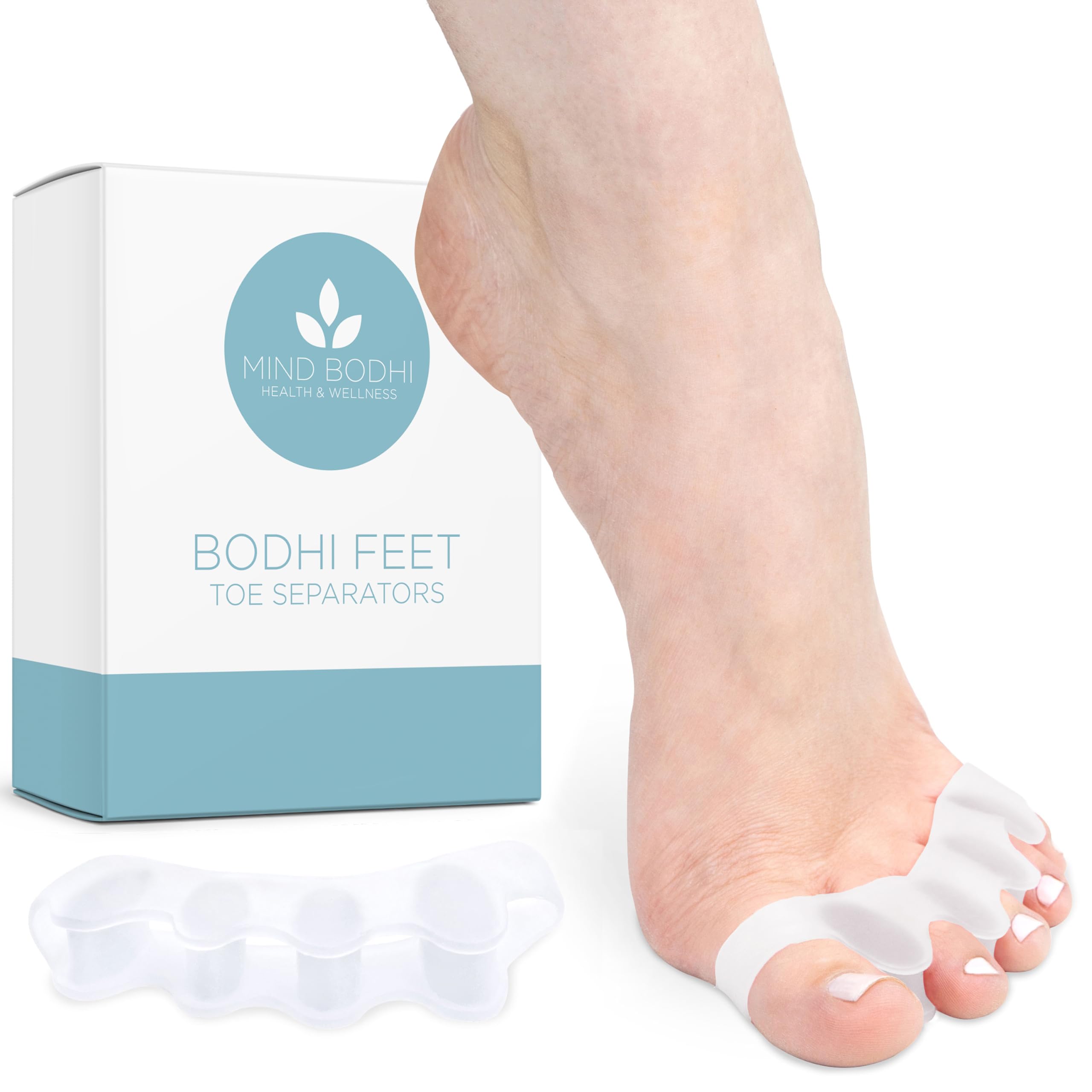 Buy now Mind Bodhi Toe Separators/Toe Spacers - For Men and Women - Regular Size â€“ Blue at indiglob india
