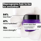 L'Oréal Professionnel Keratin Alpha Sleek Hair Mask – For Frizzy Hair