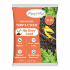 Happy Wings 5LB Thistle Seed Bird Food, 100% Natural, Extra Clean, No Grow