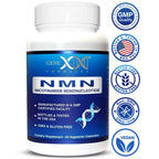 Genex Formulas NMN 250 mg Dose Stabilized Form 99% Pure Supplement 60 Caps | NMN Supplement for Cellular Energy, Increased NAD Levels, DNA Repair, and Healthy Aging, GMP Certified, 30 Day Supply