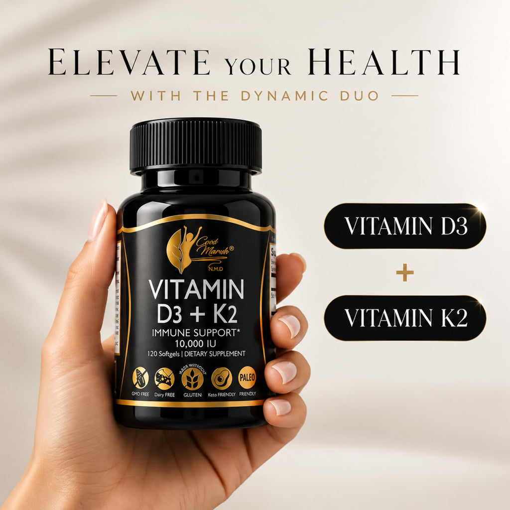 Cocó March N.M.D Vitamin D3+K2 10,000 IU - High Potency, 4 Month Supply