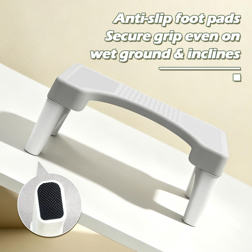6.7'' Toilet Stool, Poop Stools Adults, Squatting Potty Stool Gray