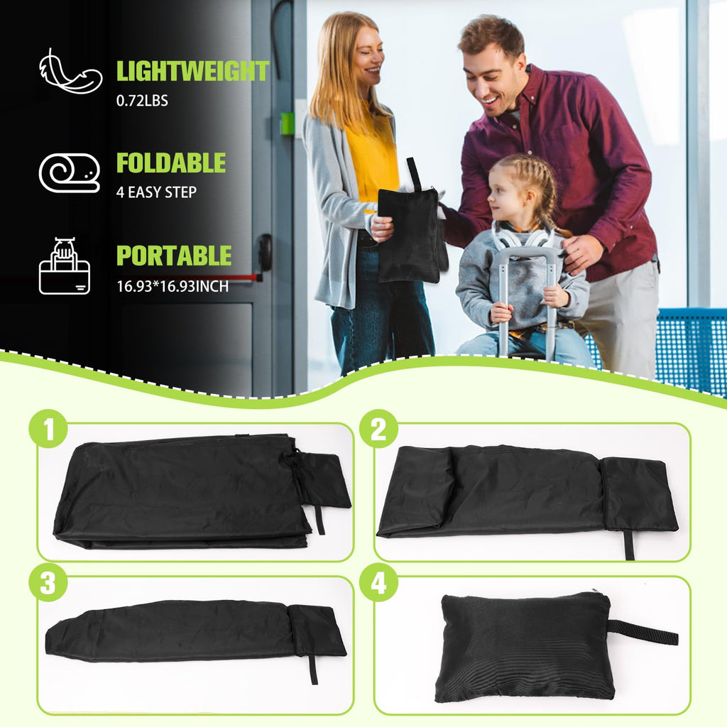 Sublaga Car Seat Bags For Airplane Travel, Durable Carseat Cover For Air Travel Car Seat Travel Bag with Shoulder Straps and 2pcs Luggage Tags For Airplane
