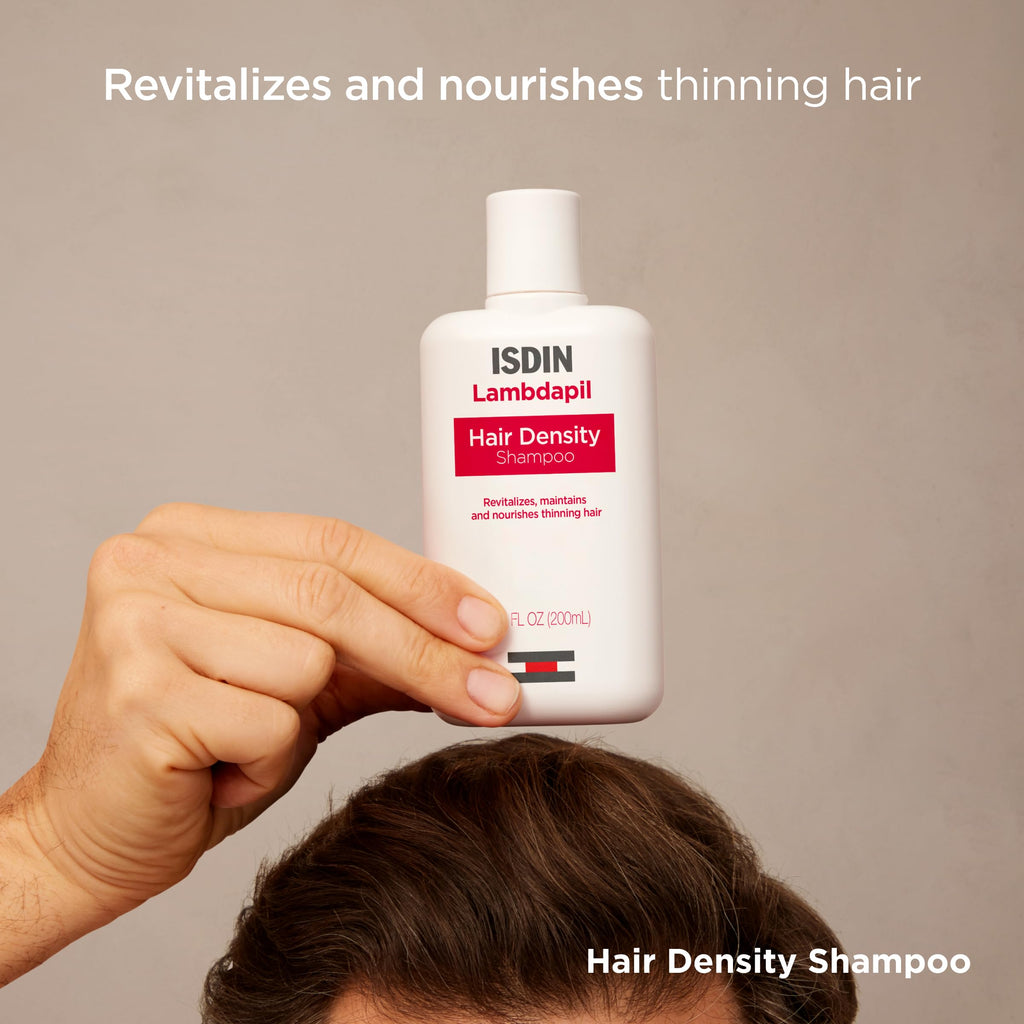 ISDIN Lambdapil Volumizing Density Shampoo for Thinning Hair, 6.7 fl oz