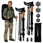 Buy now TrailBuddy Trekking Poles â€“ Lightweight 7075 Aluminum Hiking Poles for Women, Men & Seniors â€“ Collapsible or Foldable Walking Sticks for Travel, Trails & Balance at indiglob india