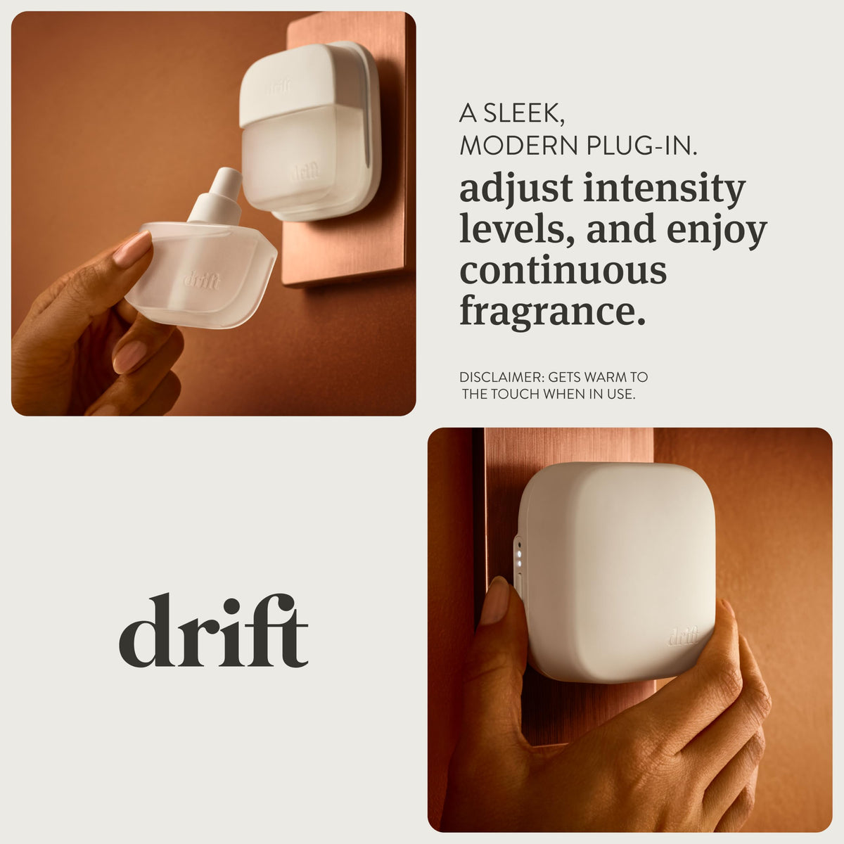 Drift Home Scent Diffuser Starter Kit in Open Air - Adjustable and Long Lasting Diffuser Aroma - Clean Ingredients, Pet Safe