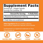 Buy now Doctor's Best L-Theanine Contains Suntheanine, Helps Reduce Stress & Sleep, Non-GMO, Gluten Free, Vegan, 150 mg (DRB-00197), 90 Count at indiglob india