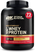 Buy now Optimum Nutrition Gold Standard 100% Whey Protein Powder, French Vanilla Cr??me, 5 Pound (Packaging May Vary) at indiglob india