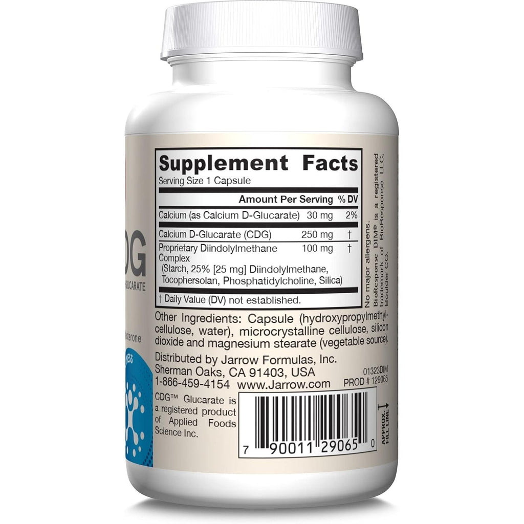 Buy now Jarrow Formulas - DIM + CDG Veggie Capsules - 30 Count - DIM & CDG Supplement - For Hormone Balance - Non-GMO - Gluten Free at indiglob india