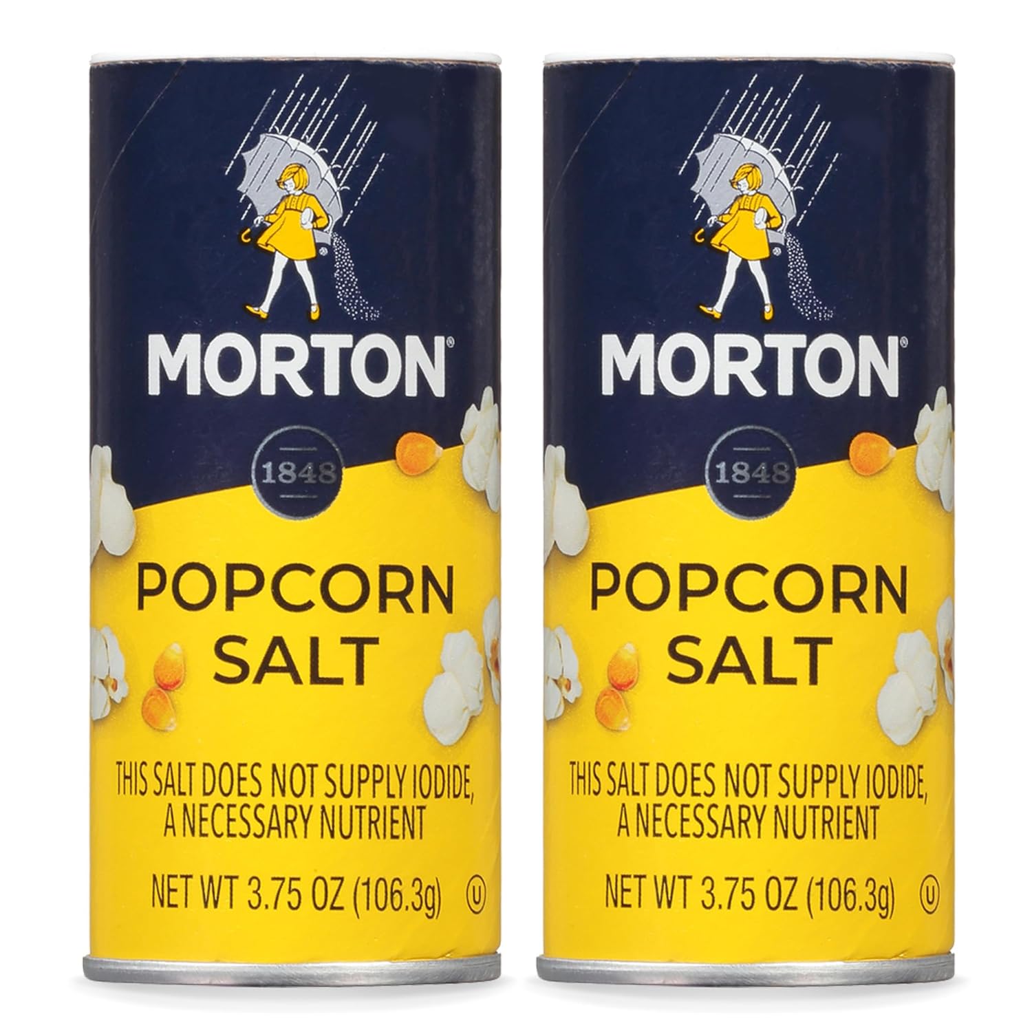 Buy now Morton Popcorn Salt, (3.75 oz), 2-Pack, Perfect for Popcorn & Seasoning 3.75 Ounce (Pack of 2) at indiglob india