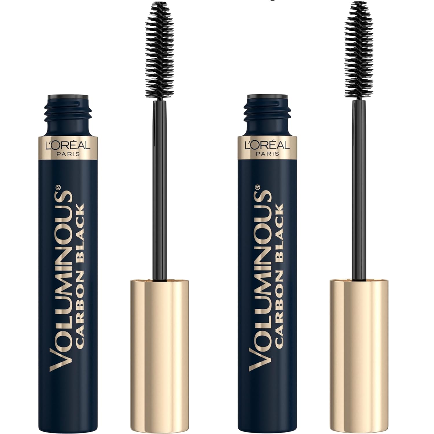Buy now L'OrÃ©al Paris Voluminous Original Mascara, Black, 0.28 fl. oz. Carbon Black 0.28 Fl Oz (Pack of 2) at indiglob india