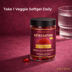 Astaxanthin 12mg MCT Coconut Oil, 120 Vegan Softgels, 4 Month Supply