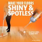 ANGRY ORANGE Hardwood Floor Cleaner - No-Rinse, Pet-Safe, Residue Free Multi-surface Cleaning Solution for Pet Urine, Grime & Everyday Dirt - Made in USA - Citrus Mint - 32 oz - Value 2 Pack