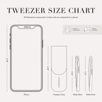 Tweezerman Exclusive Petite Tweeze Set for Eyebrows with Case Tea Rose