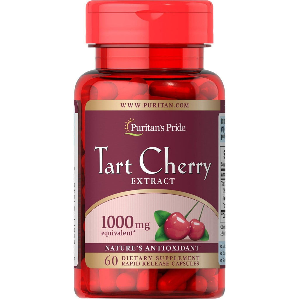 Buy now Puritans Pride Tart Cherry Extract 1000 Mg at indiglob india