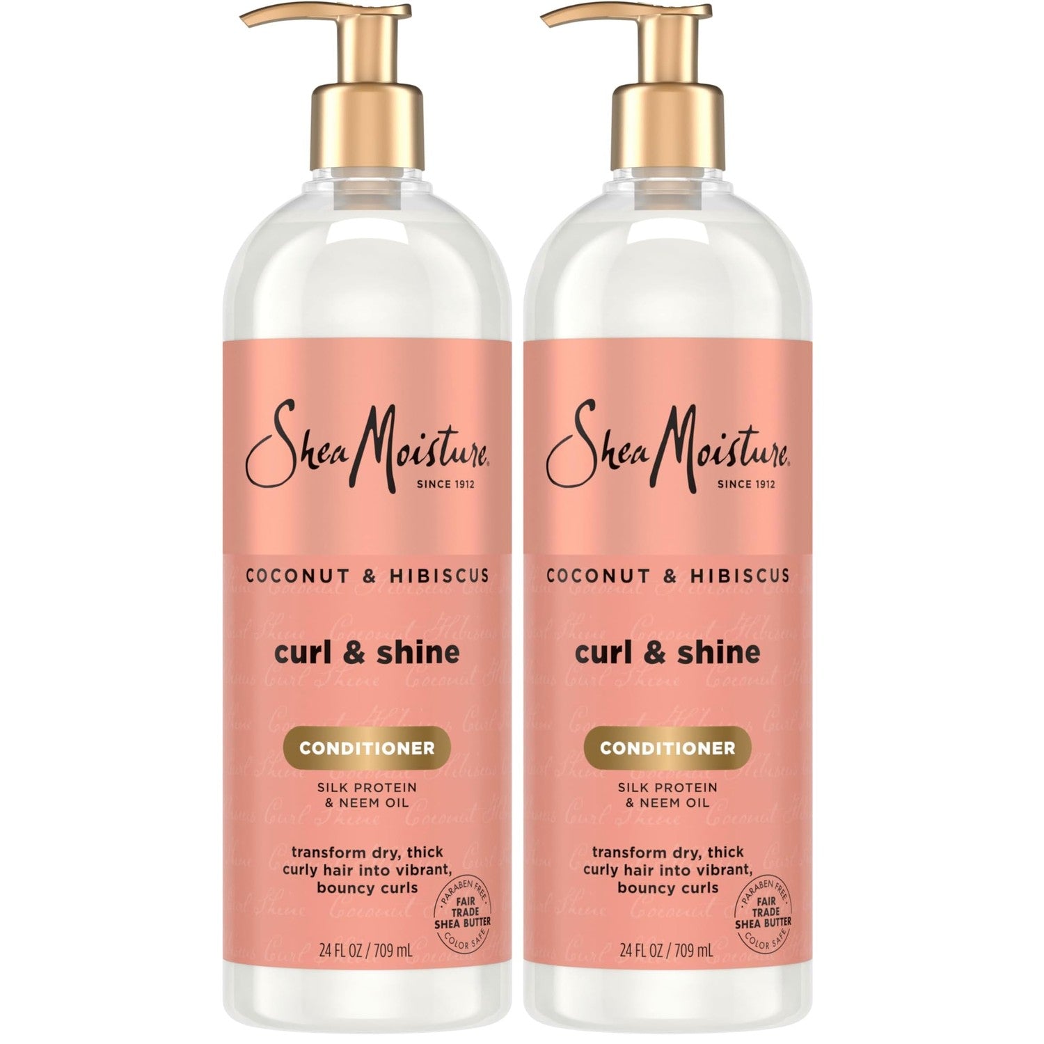 Buy now SheaMoisture Curl & Shine Conditioner Coconut & Hibiscus, for Thick, Curly Hair to Moisturize & Soften, 13 oz at indiglob india