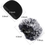 Buy now ChromLives Windscreen Microphone Wind Muff, Foam Wind Screen Wind Cover Compatible with Zoom H5 H6 Portable Handy Recorder Furry & Foam 2Pack at indiglob india
