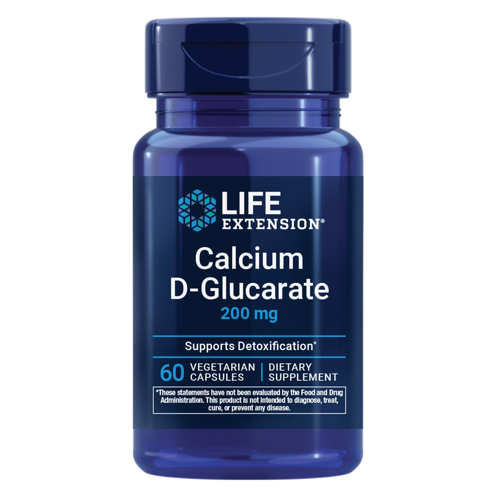 Life Extension Calcium D-Glucarate, 200 mg, 60 Capsules