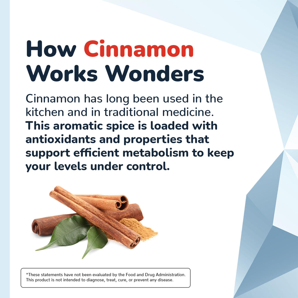 CinnaChroma Capsules, Cinnamon Supplements with 10:1 Extract,1 Month Supply