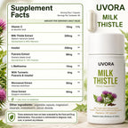 Uvora - Milk Thistle Liver Detox, Milk Thistle Supplement, 90 Caps