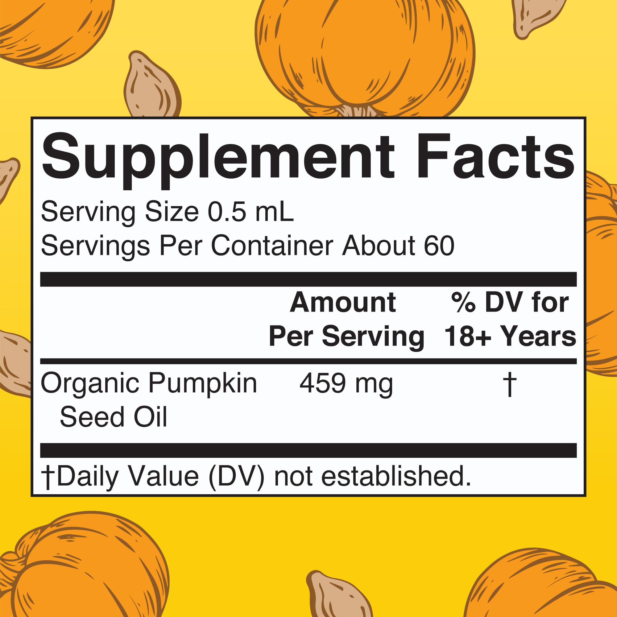 MARYRUTH'S Organic Pumpkin Seed Oil Cold Pressed, Sugar Free, 60 Servings | 2 Month Supply, USDA Organic Liquid Drops, Urinary Health in Men, Sugar Free, Vegan, Non-GMO