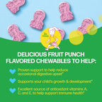 Culturelle Kids Multivitamin + Probiotic Chewable, Ages 3+, 50 Count | From the #1 Pediatrician-Recommended Brand± Promotes Digestive, Oral, Immune Health* with 11 Vitamins & Minerals, Fruit Punch